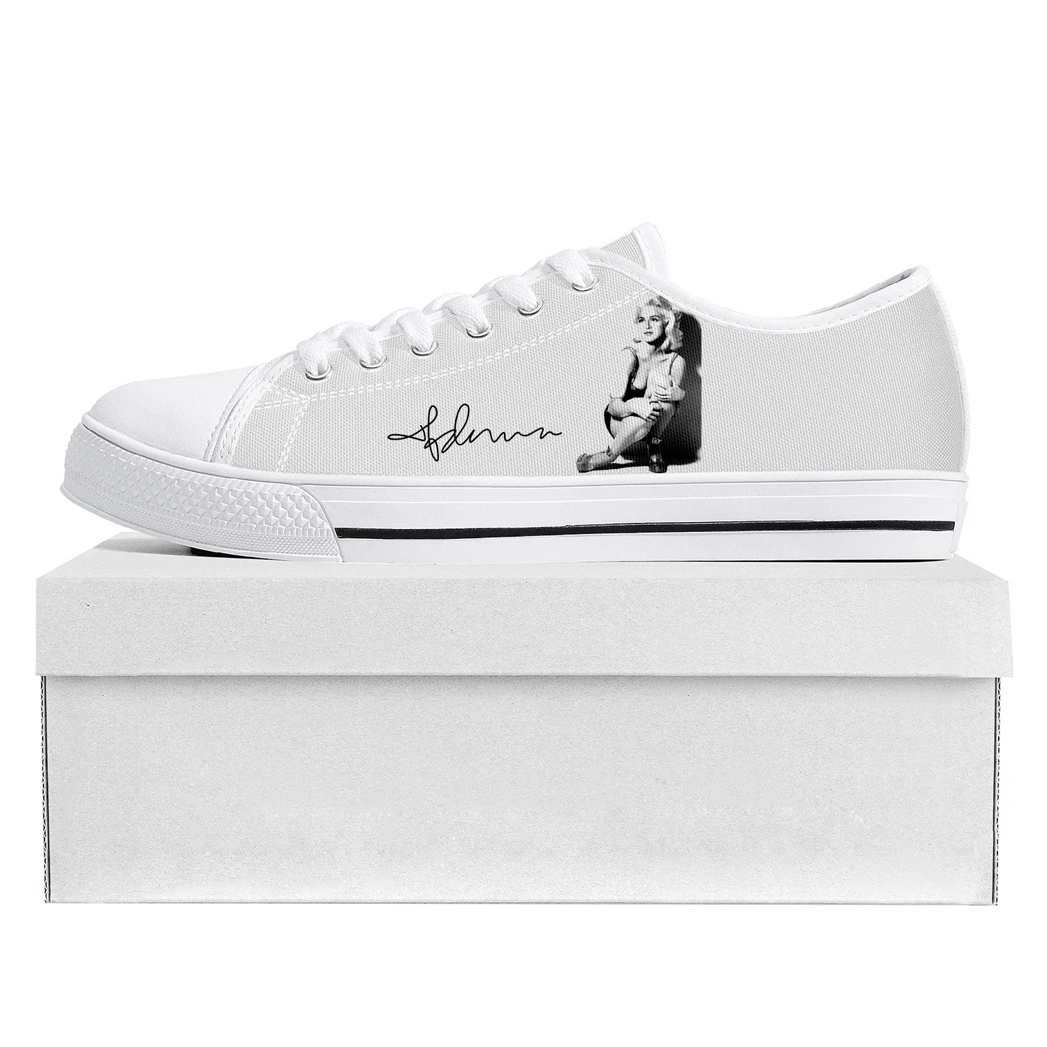 Madonna Pop Rock Singer Disco Fashion Low Top High Quality Sneakers Mens Womens Teenager Canvas Sneaker Couple Shoes Custom Shoe