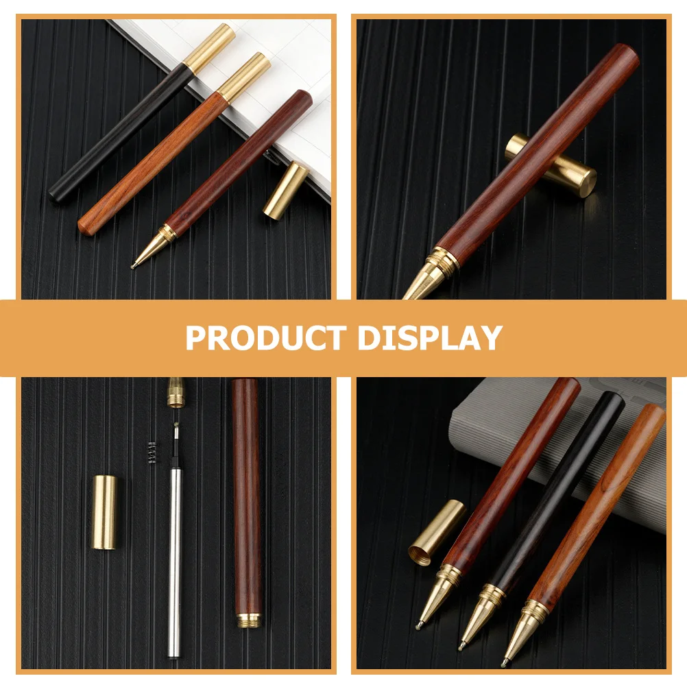 

3pcs Ballpoint Pens Medium Tip Smooth Writing Gel Ink Pen Portable Office School Writing Supplies Multi-Function Business Pens