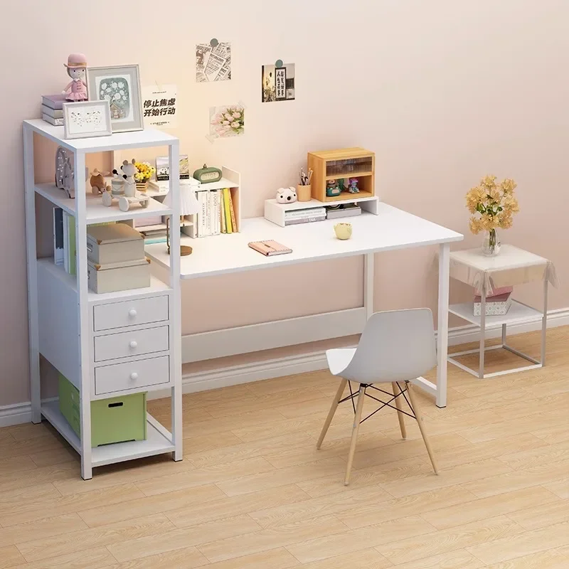 Computer Desk Desktop Home  Bookshelf Combination Bedroom  Desk Student Writing