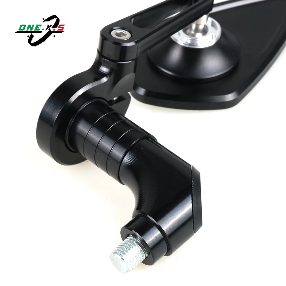 Espejos retrovisores universales para motocicleta, accesorios para moto, Kawasaki Z125, Z200, Z250, Z300, Z400, Z500, 8/10mm