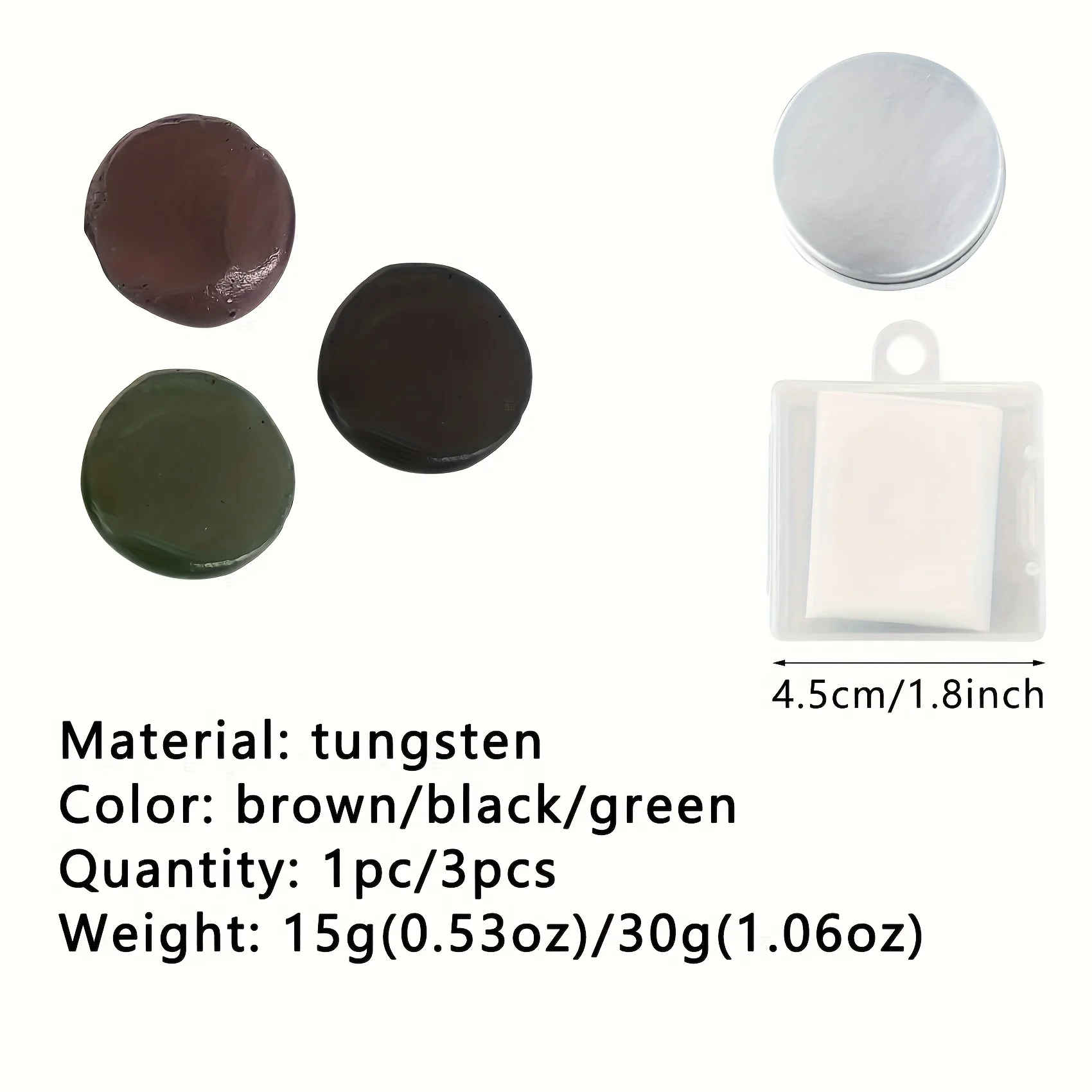 Tungsten Putty 0.5oz(15g) Tika Sports 1pc/3pcs Soft Leading Sinker Weight - Fishing Mud Rig Terminal Tackle - Fly Fishing Lure - view 4