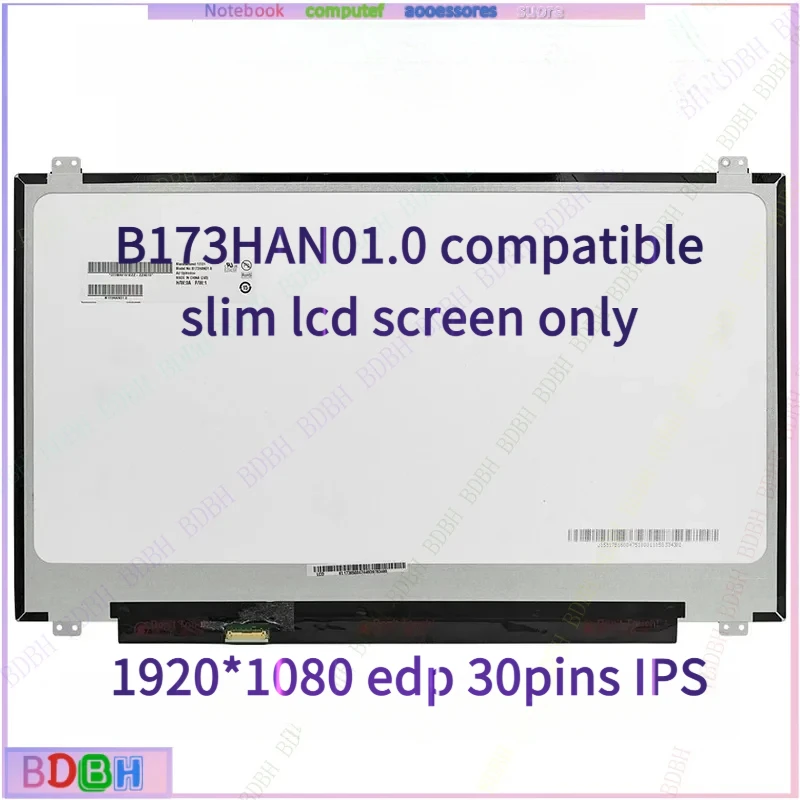 17.3inch 1920x1080 eDP ips screen B173HAN01 B173HAN01.0 B173HAN01.1 LP173WF4 SPF1 for lenovo Y70 Laptop lcd led Display matrix