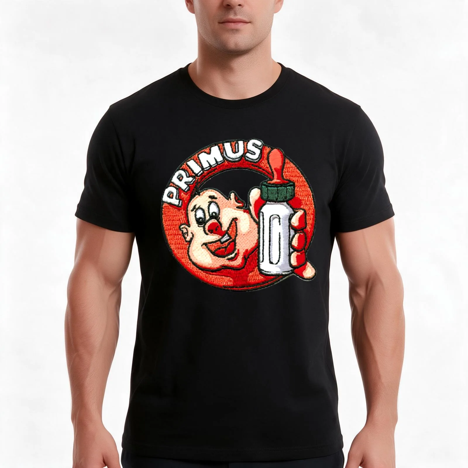 bottle grande T-Shirt, Summer Casual Cotton Tee, Oversized Streetwear Tops, Vintage Graphic Print, Loose Fit Short Sleeve