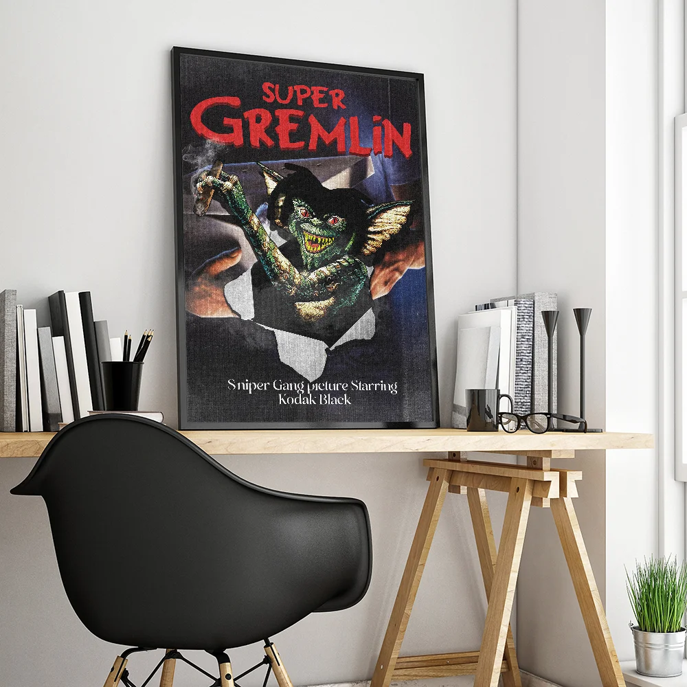 Classic Movies Gremlins Movie Sticky Posters Vintage Room Bar Cafe Decor Nordic Home Decor