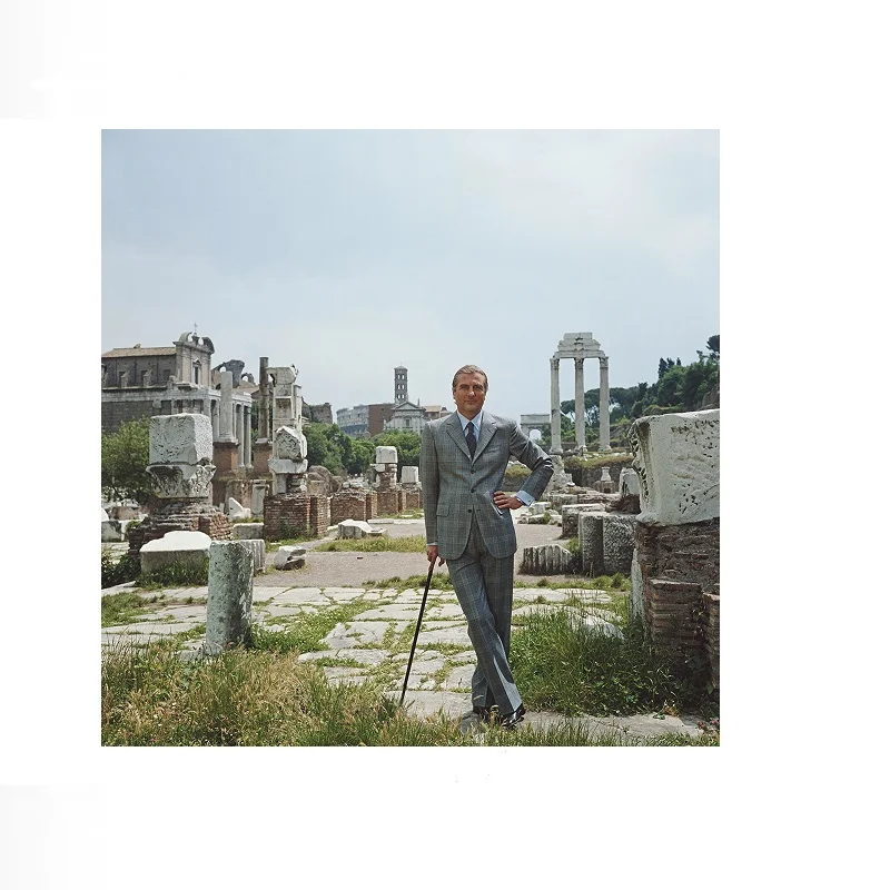 Slim Aarons 'A Roman Prince', Print Art Canvas Poster, Living Room, Home Wall Decor Picture