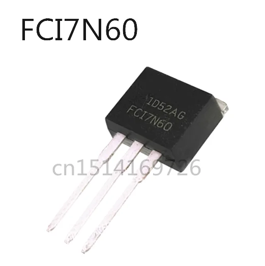 Original new 5pcs/ 7N60 FCI7N60 TO-262 7A/600V