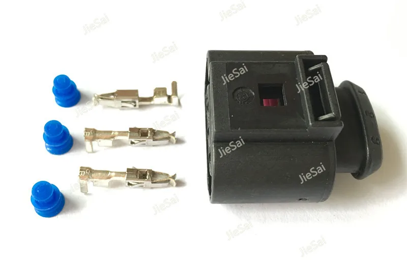 3 Pin Waterproof Female Car Plug Automotive Wire Electrical 3.5mm Connector 1J0 973 723 1J0973723