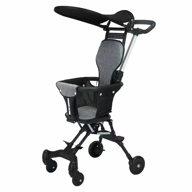 Baby Walking Artifact Lightweight FoldableChildren\'s Stroller Two-way Baby Stroller One-click Folding When Walking Your Baby Out