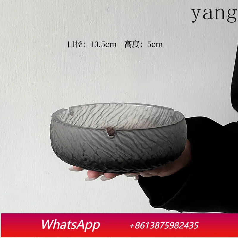 

Yjq matte ashtray household high-end high-grade ashtray advanced sense anti-fly ash creative ornament