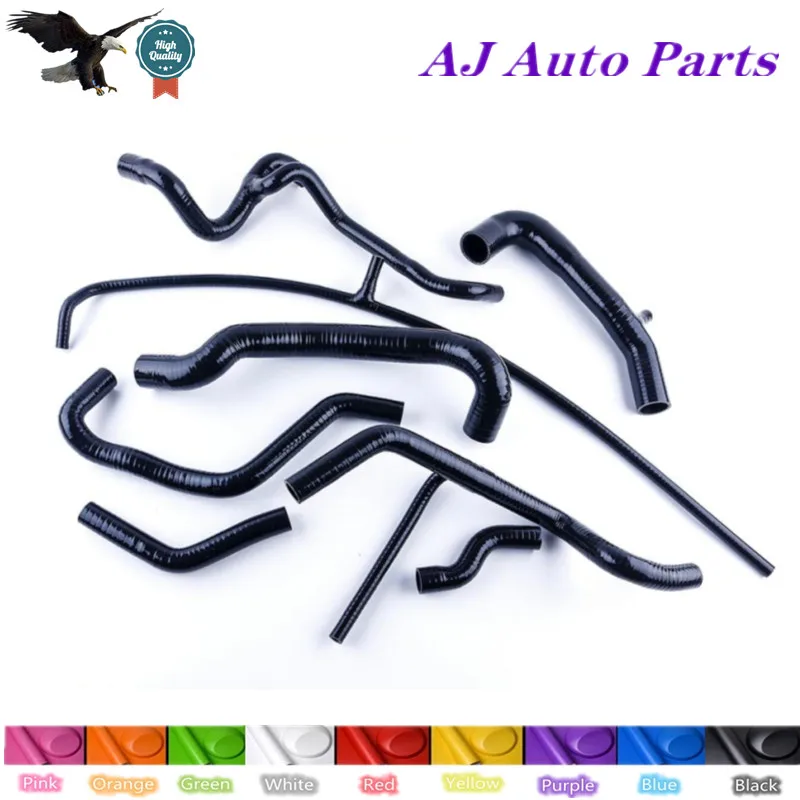 For VW MK3 VR6 GOLF JETTA GTI GLX 2.8 2.9 1994-1998 Silicone Radiator Coolant Hose（3-PLY Hose ）