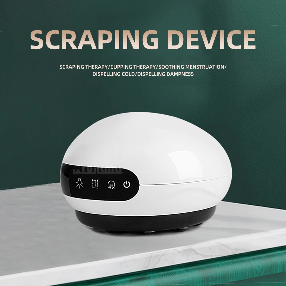 Electric Cupping Massage LCD Display Guasha Scraping Vacuum Cans Suction Cup