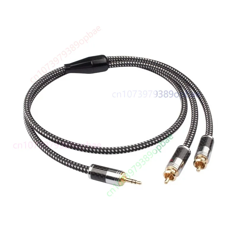 

For YYAUDIO High Purity Oxygen Free Copper 3.5mm Male to Dual RCA Male Audio Splitter Cable for Phone Speaker Amplifier