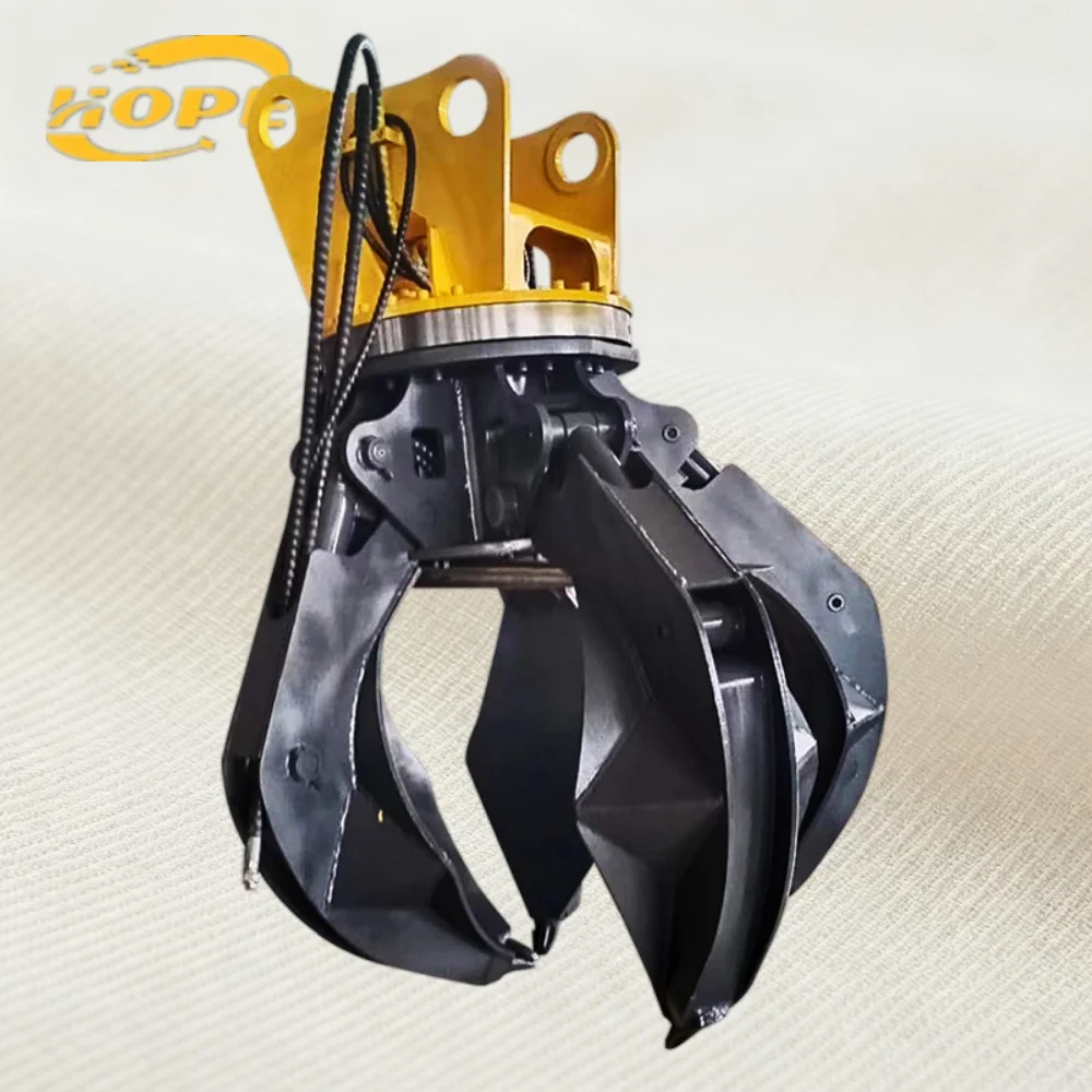 Heavy Duty Hydraulic Lotus Grapple Professional Scrap Metal Handling Solution view 3
