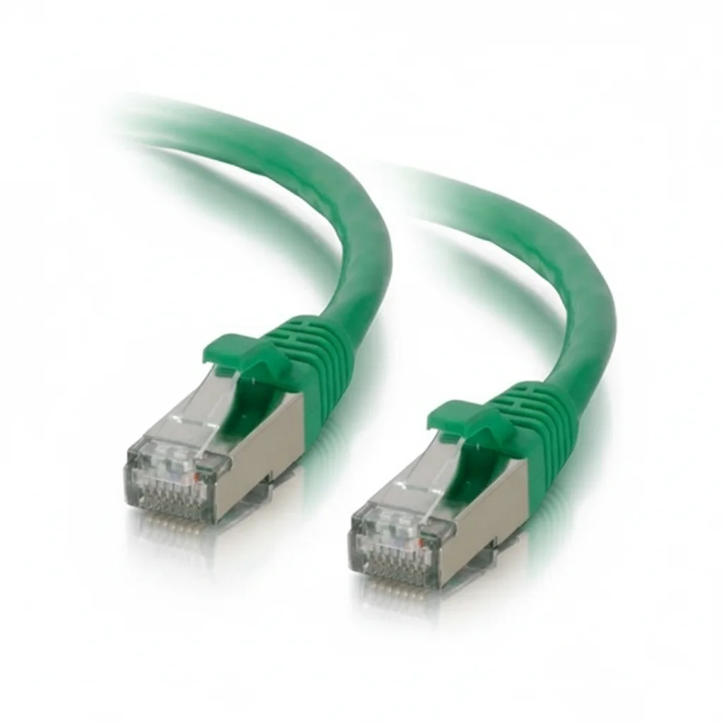 

C2G 757120008378 15-футовый сетевой патч-кабель Ethernet CAT6 — Snagless — экранированный (STP) — 1 штекер RJ-45 — 1x — используемый, как новый