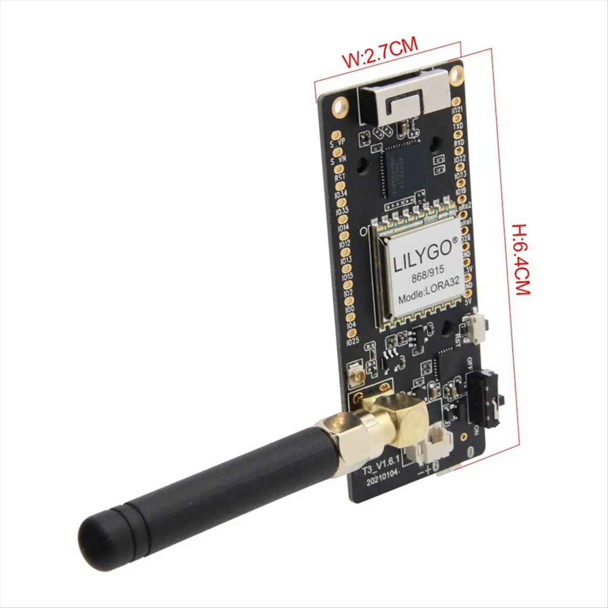 SWXF  LoRa32 V2.1 Development Board with WiFi, Bluetooth, 0.96 Inch OLED Display 868MHz LoRa32 V2.1 Wireless Module