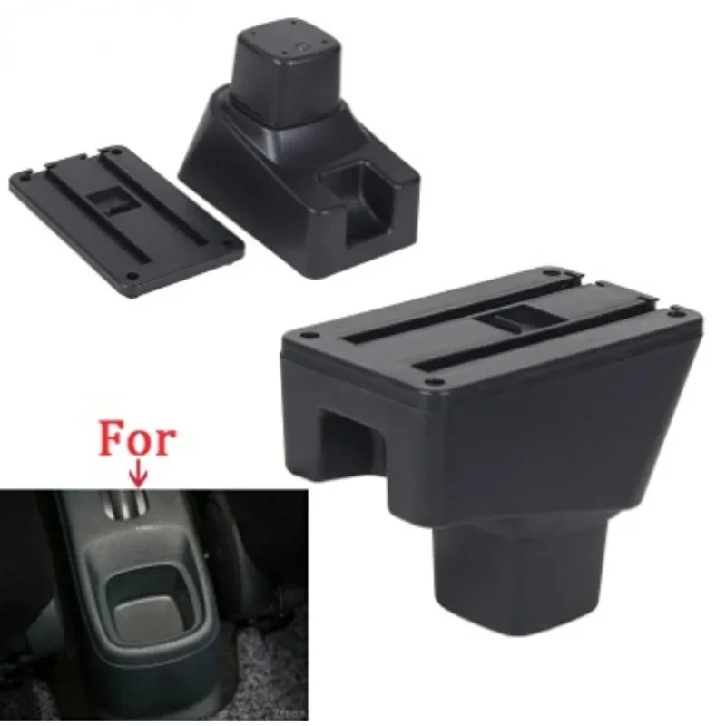 For SUZUKI SX4 Armrest box  Interior Parts Car Central  Content With Retractable Cup Hole Large Space Dual Layer USB DOMEN