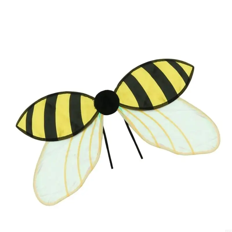 B95F النحل الجناح البريق الملاك الجناح تلعثم النحل الجناح النحل زي الاكسسوارات Fairys الملاك الجناح للنساء الفتيات الهدايا #5