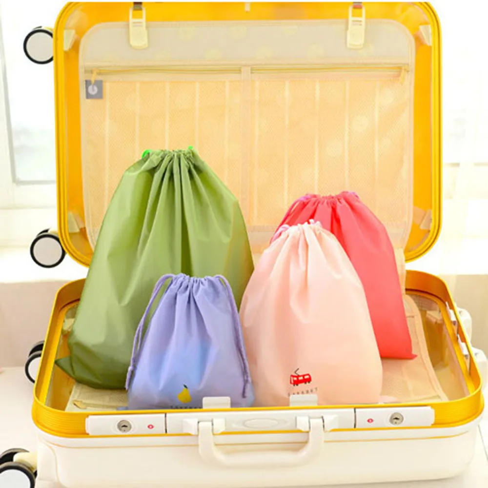 Travel Storage Bag Bundle Pocket Facial Wash Towel Drawstring Pocket Makeup Bag Organizadores Travel Essentials Bags For Women