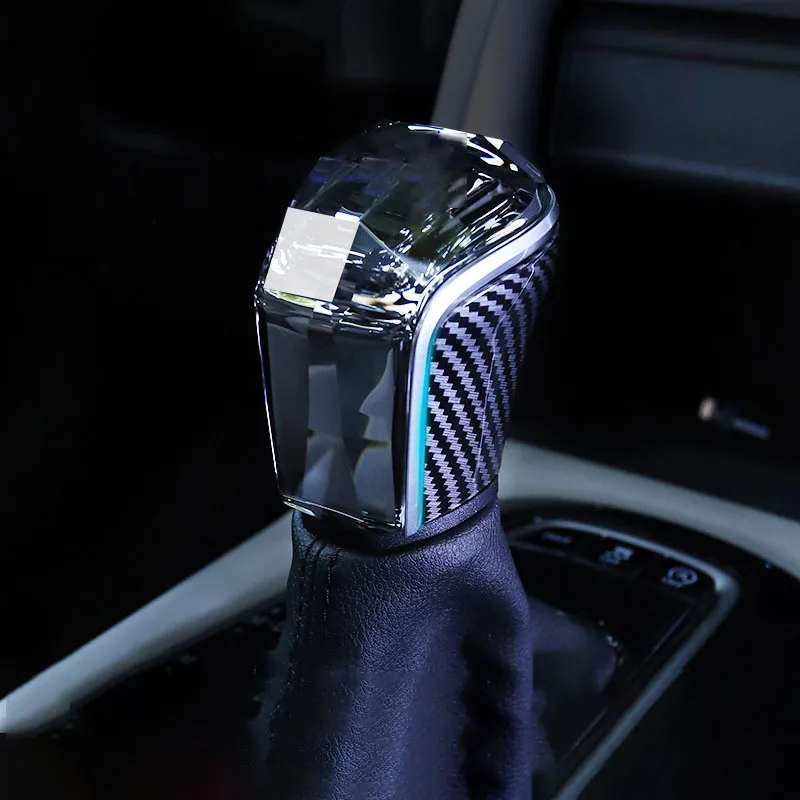 

Хрустальная ручка переключения передач, головка со светодиодной атмосферной подсветкой для Toyota Camry Avalon Levin ALLION Frontlander IZOA CHR