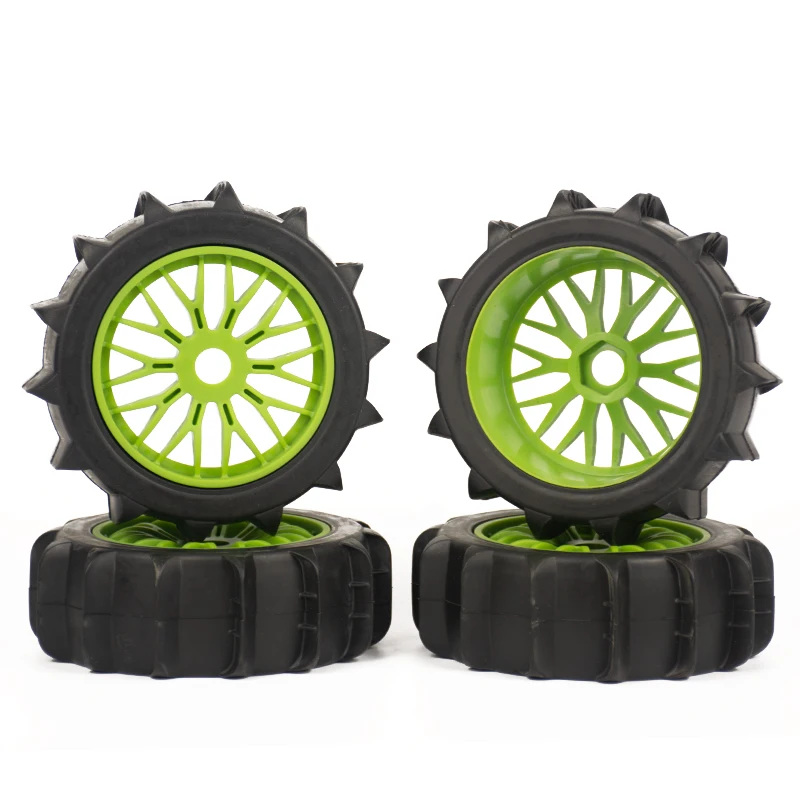 1/8 Scale RC Buggy Truggy Tires - 17MM Hex | Water Floating Sand Snow Off-Road Tyres