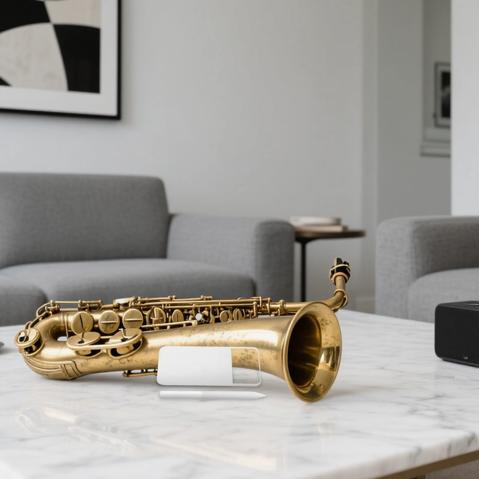 

1Set Glass Reed Stick Clarinet Repair Kit Professional Musical Instrument Reed Trimmer Resurfacer Tool for Alto Soprano Tenor