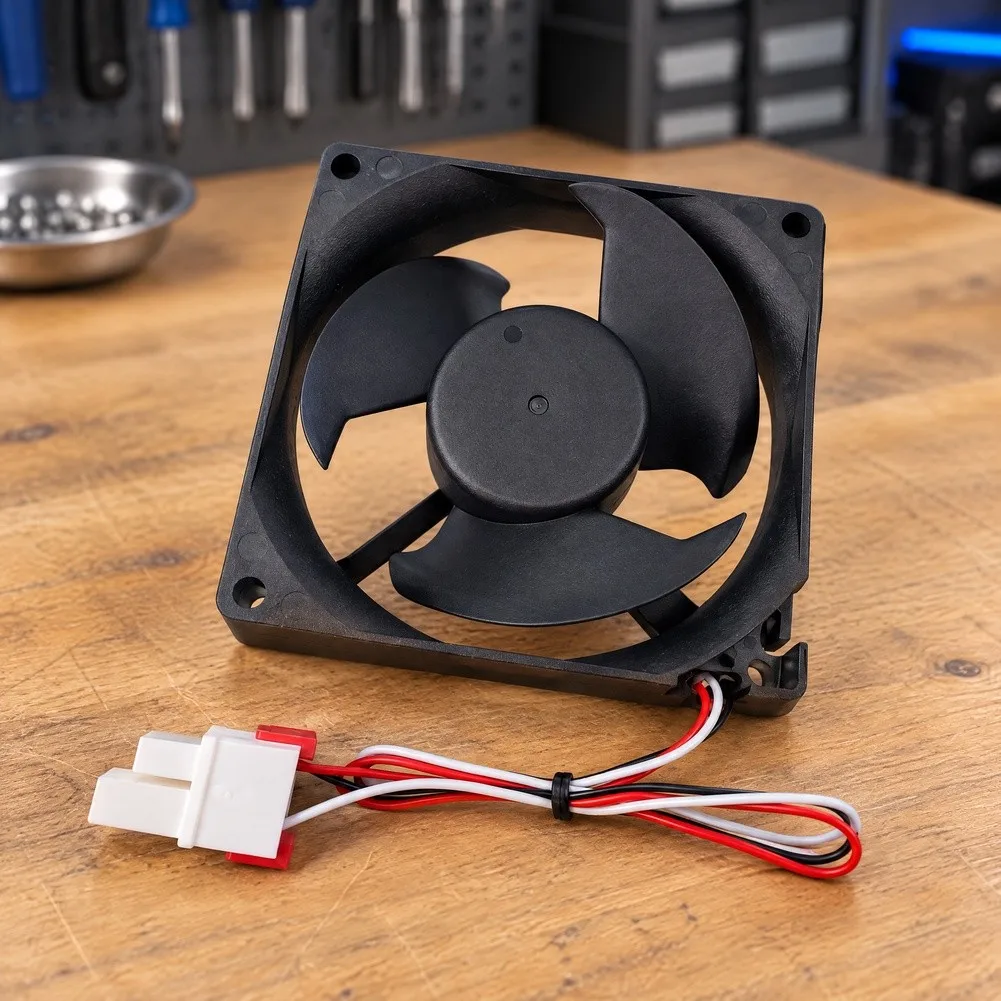 3612JL-04W-S49 Refrigerator Evaporator For Fan Motor 12V DC Low Noise Plastic Cooling Blade Easy Install Replacement Part For