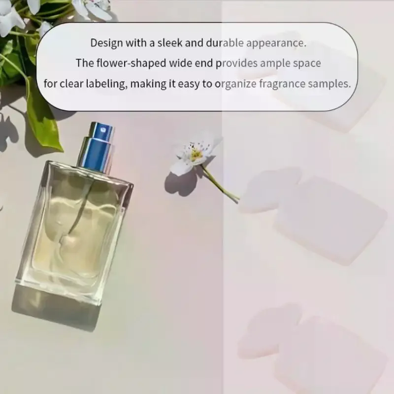100 قطعة شرائط اختبار العطور متعددة الاستخدام شرائط نشاف العطور القابل للتصرف شرائط أوراق اختبار العطور البيضاء للزيوت الأساسية