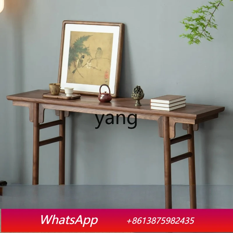 

LMM Chinese porch table strip case against the wall strip few Chinese solid wood case table