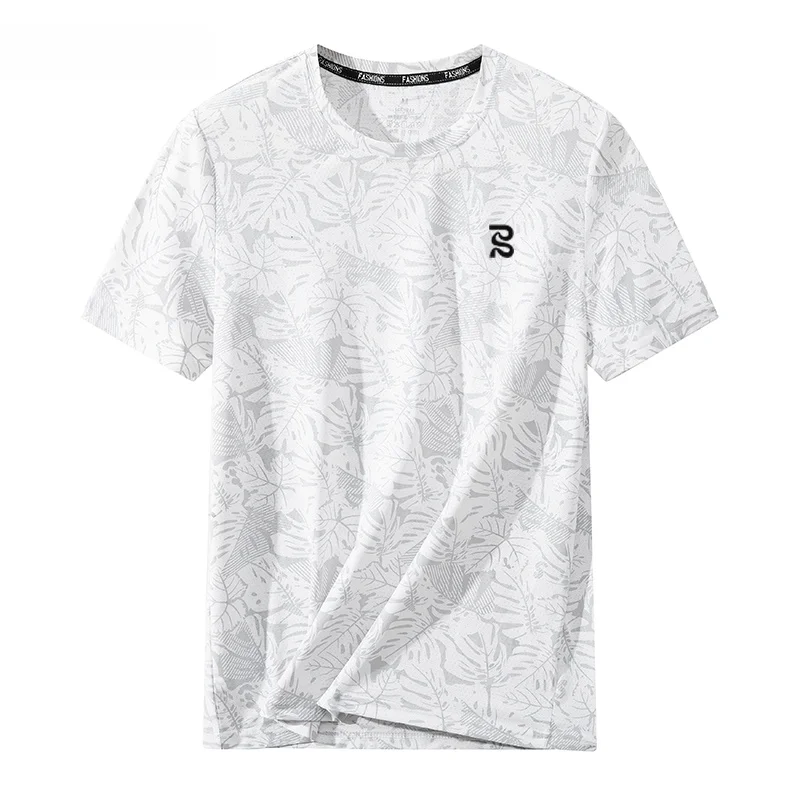 

Bandit Men's T-irt Ice Silk Qui Dry Thin ort Sve Casual Sports Outdoor Fitn Running Breathable Me round Ne