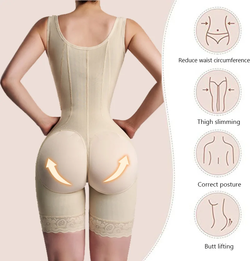 Fajas Colombianas Postpartum Girdle To Reduce Abdomen and Waist  Body Shaper Post Surgical Liposuction Shapewear Modeling Strap