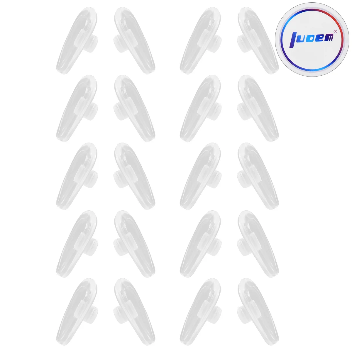 

10Pairs Silicone Nose Pads Anti Slip Eyeglasses Super Soft Flexible Comfortable Hollow Design High Quality Imported Material