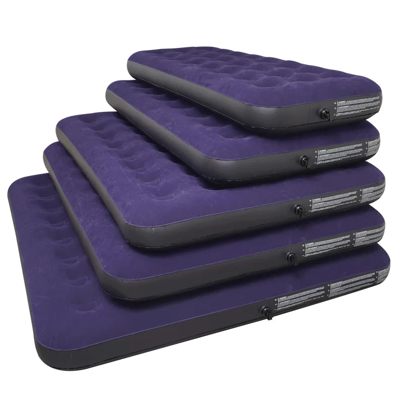 

Outdoor 2m Flocking Inflatable Mattress Tent Air Mattress Hospital Accompanying Camping Mat Single Camping Inflatable Bed