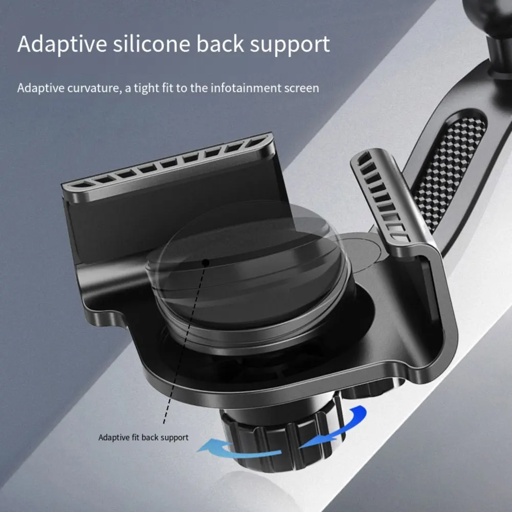 Magnetic Car Mount Holder For Model 3/Y Adjustable Silicone Mobile Phone Stand Support For IPhone & For Android Navigation Rack