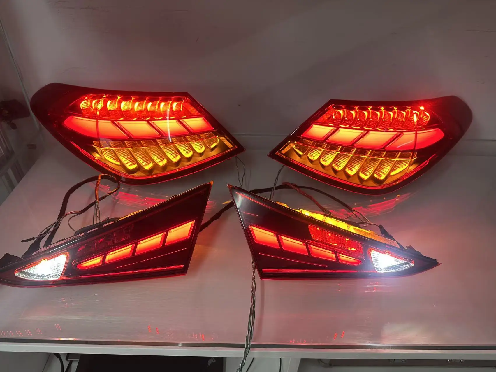 2022-2024 Suitable For Mercedes Benz C-Class W206 Tail Lights C200 C260 C300 LED Rear Lights, Original Factory Second-hand