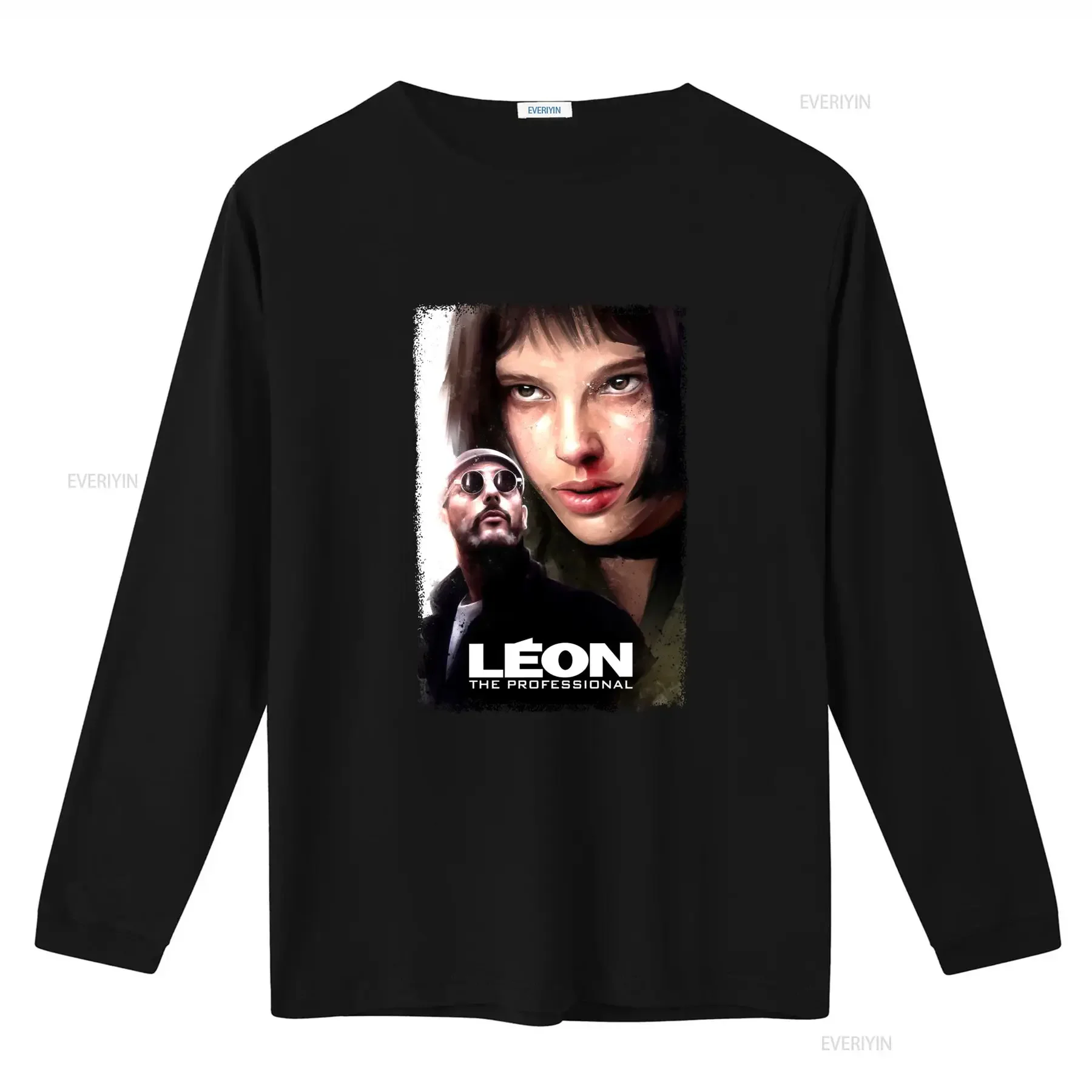 Natalie Portman Leon The Professional Mathilda T Shirt 1916 Movie Print  vintage Washed graphic Top For Everyday Wear Slightly