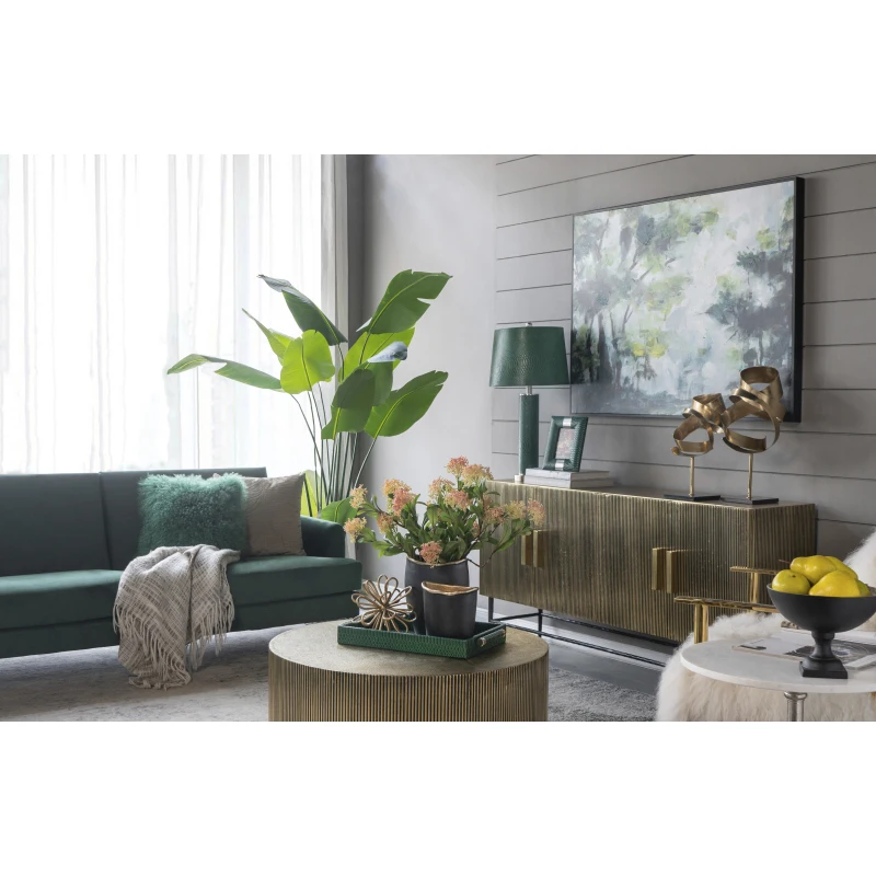 Éclairage gratuit Faux cuir Lampe En Cuir Éclairage Table Lampe de Table Texturé Texturé Faux 14x14x27 Cuir Table La