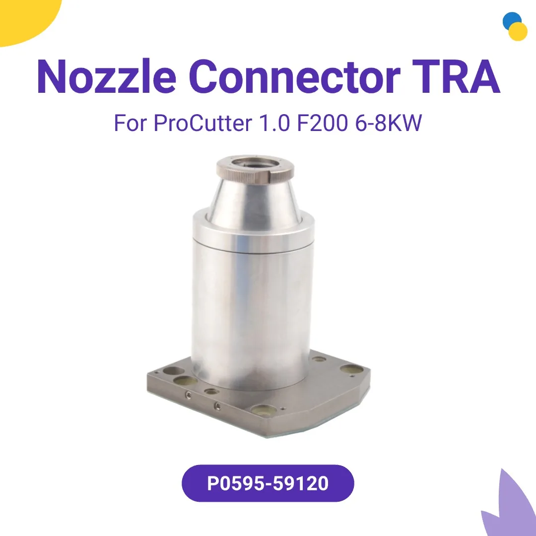 

Precitec Laser Nozzle Connector TRA ProCutter 1.0 F200 6-8KW For ProCutter 1.0 Fiber Laser Cutting Machine Head P0595-59120
