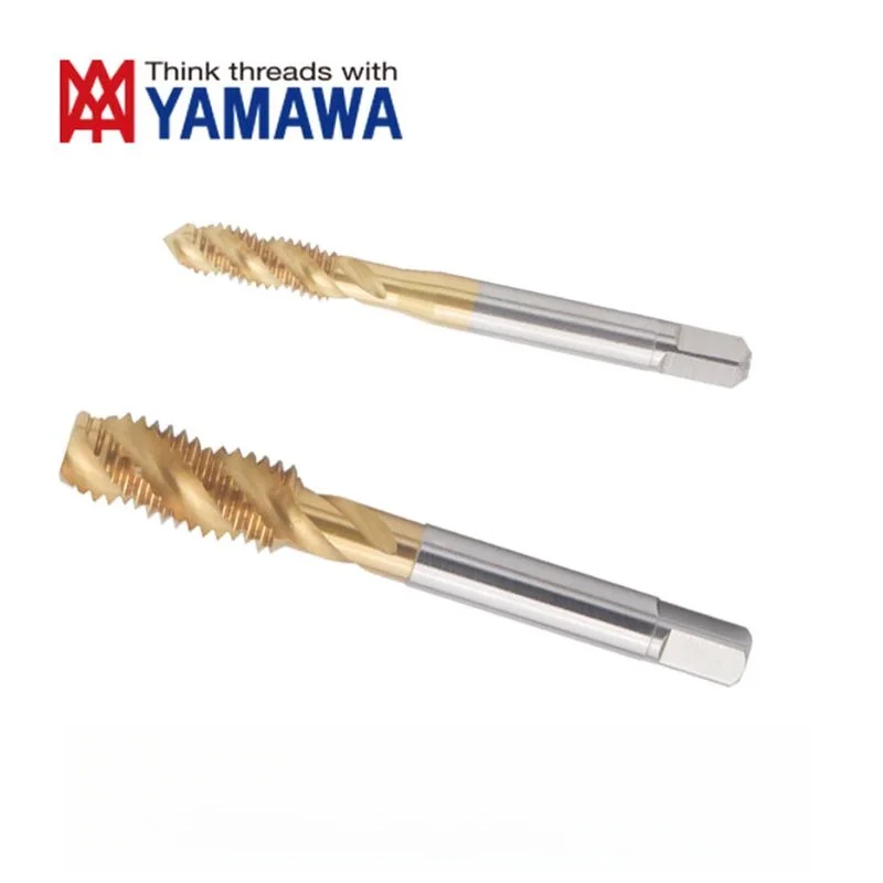 YAMAWA HSSE Metric With Tin Spiral Fluted Tap M7M8 M9 M10 M11 M12 M13 M14 M15 M16 M18 M20 M22M24 Machine Screw Fine Thread Taps