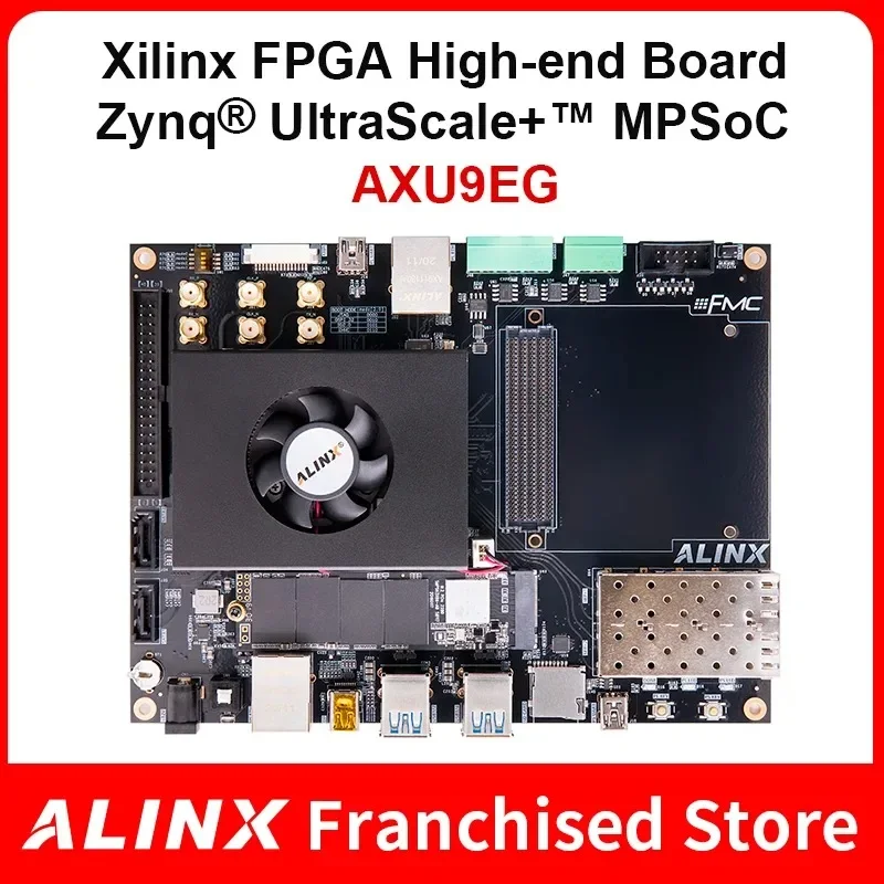 ALINX AXU9EG: Xilinx Zynq UltraScale+ MPSoC ZU9EG FPGA Board FMC HPC