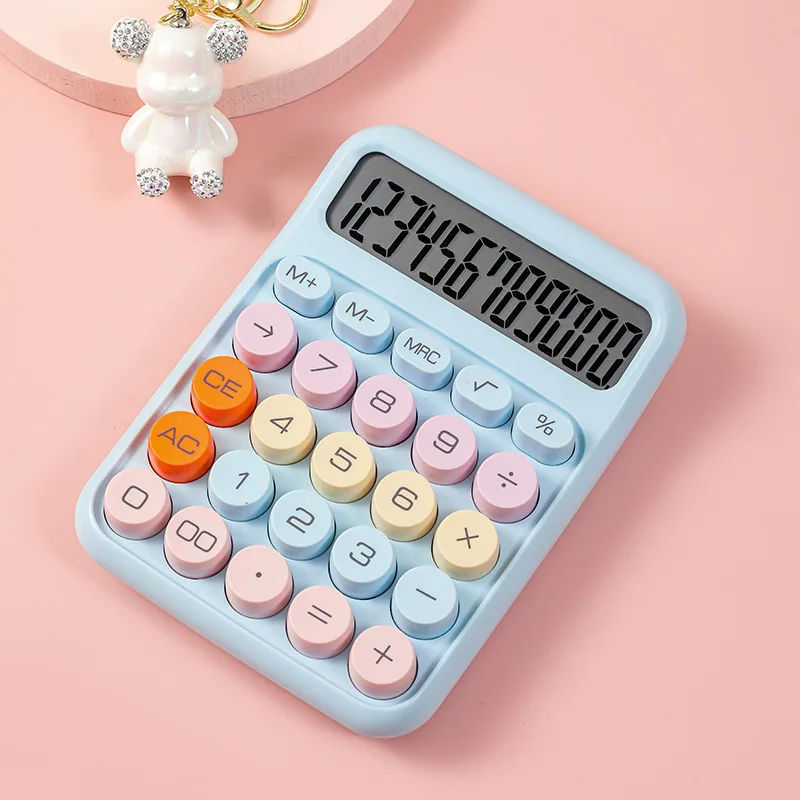 Dopamine Calculator with Mechanical Keys High Aesthetic Good Feel Suitable for Office and Study Desk Phone Stand