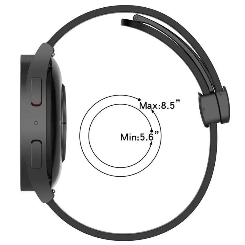 20mm 22mm Silikon Magnetische Band Für Xiaomi Mi Uhr 2 Pro/Mi uhr Farbe 2 Armband Correa für Xiaomi Uhr S4 S3 S2 S1 Aktive – Detail 16