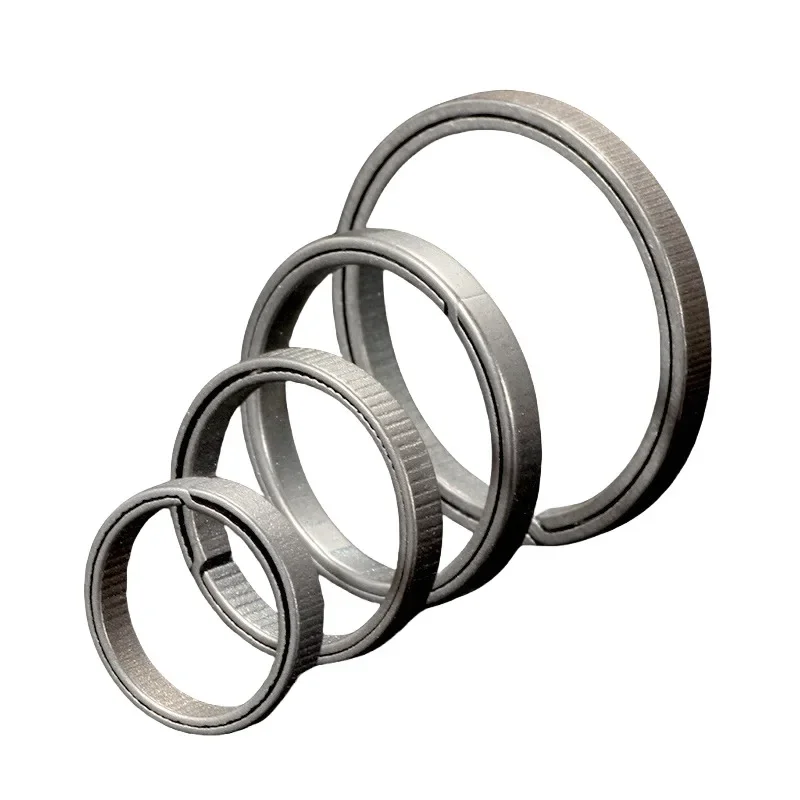 FEGVE Push Sied Quick Release Titanium Alloy Keychain Men's Belt Worn Key Ring for Car Keys, Pants & Trousers