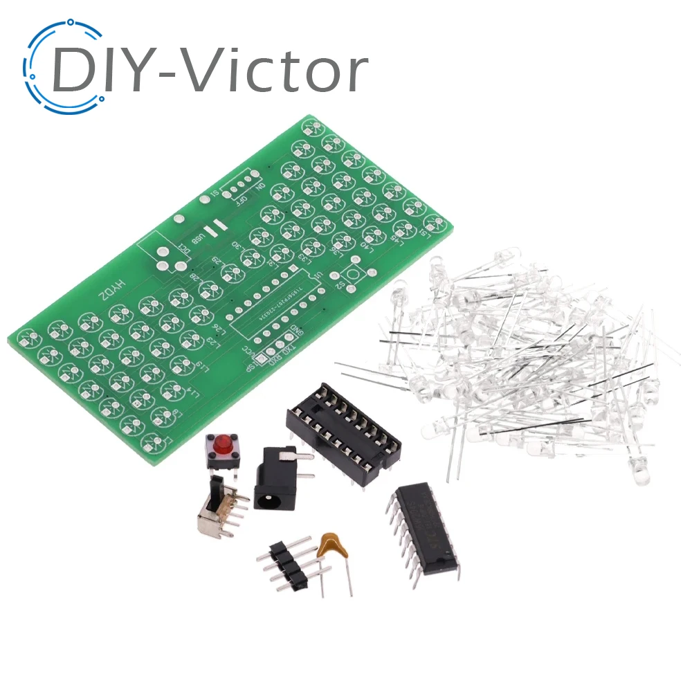 ED Electronic Hourglass Making Kit - Single Chip Microcontroller Training Components - Electronic DIY Skills Training Accessorie