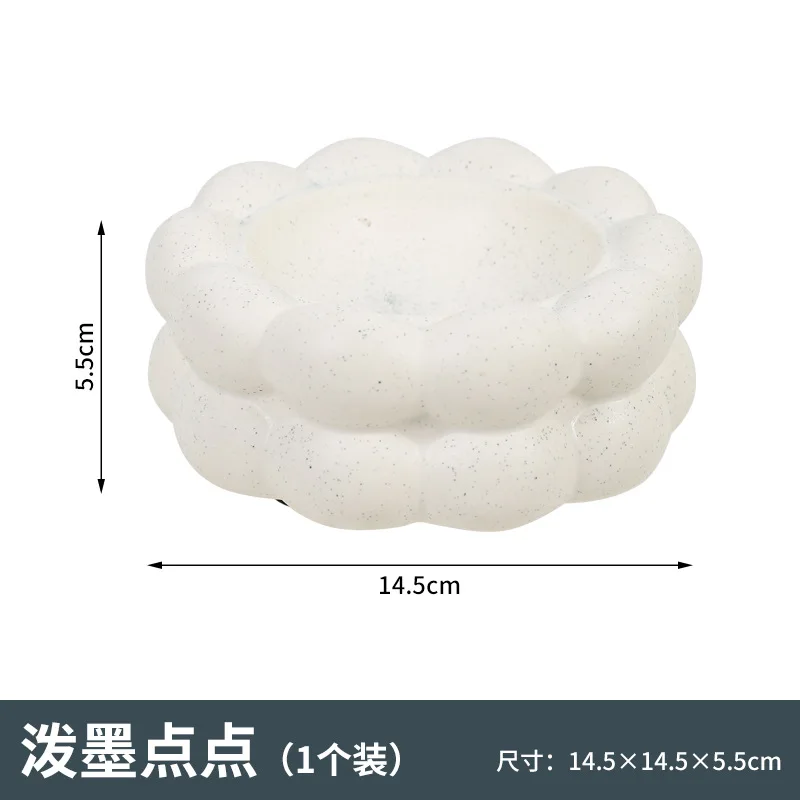 Creative Light Luxury Bubble Cotton Candy Ceramic Ashtray Decoration Living Room Tea Table Ashtray Decoration