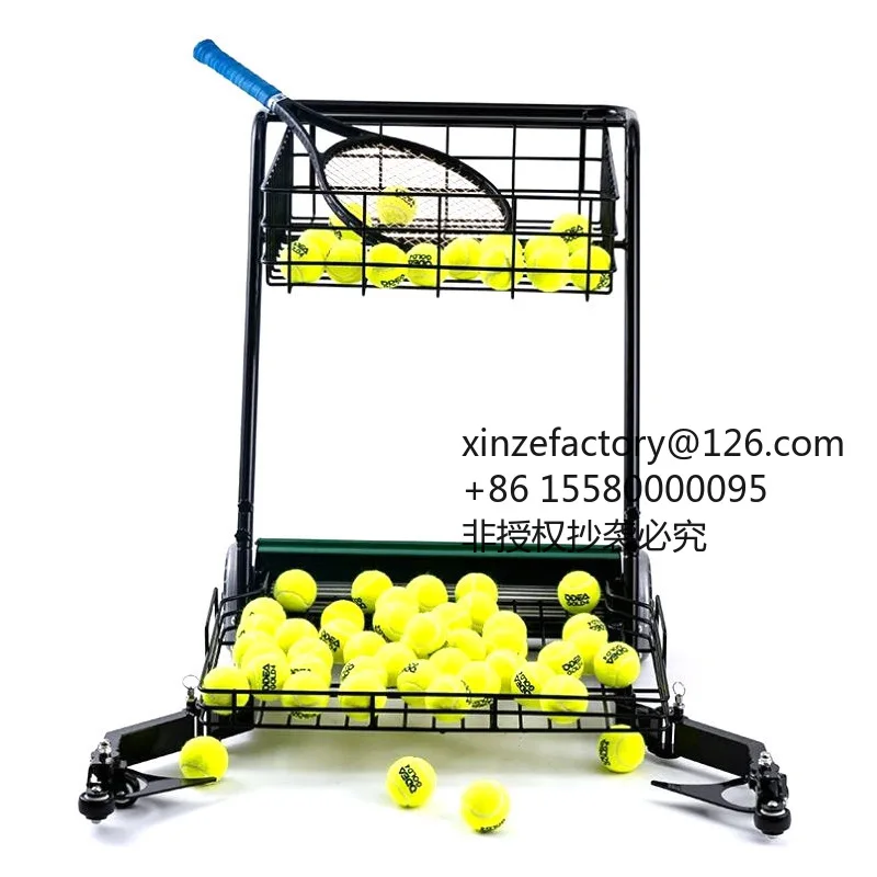 Factory Direct 2026 Top RatedSlam tennis ball pickup cart Tennis  pickup automatic pickup cart Pick up  loading cart Storage art