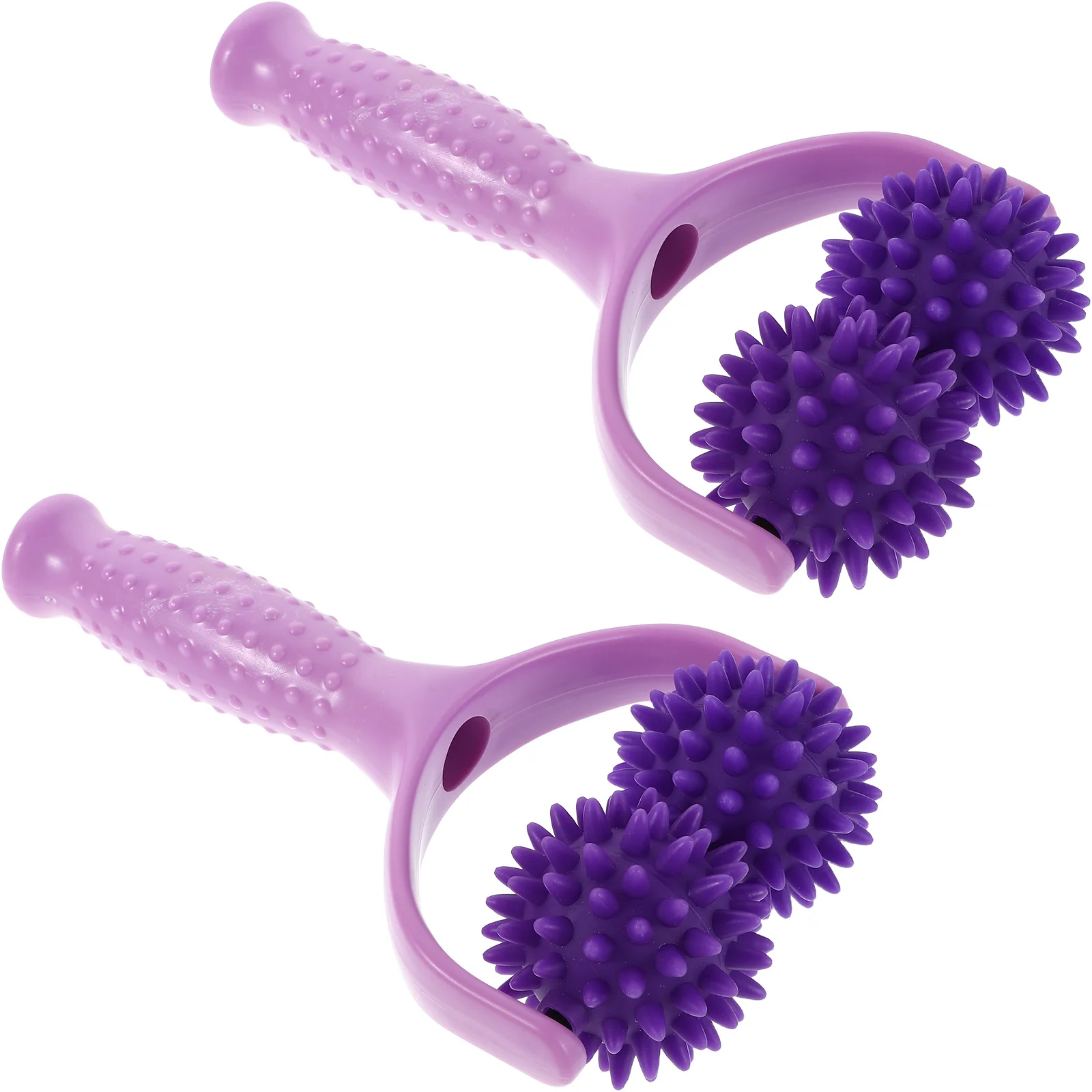 

2 шт. массажный ролик-стик Y-образной формы с шипами для глубокого расслабления мышц, снятия боли в плечах и шее, портативный, для ручной йоги и восстановления