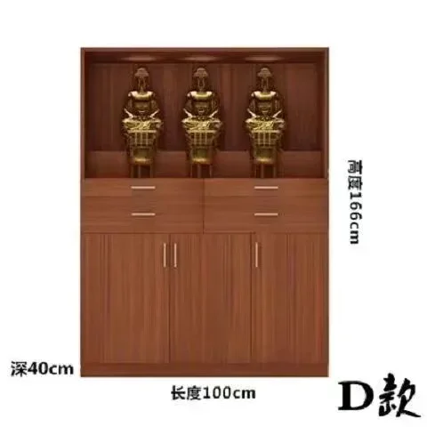 Buddhist Shrine Stand Cabinet Shentai E****mical Shrine Table For Taiwan Household Buddhist Cabinet God Of Wealth Guanyin