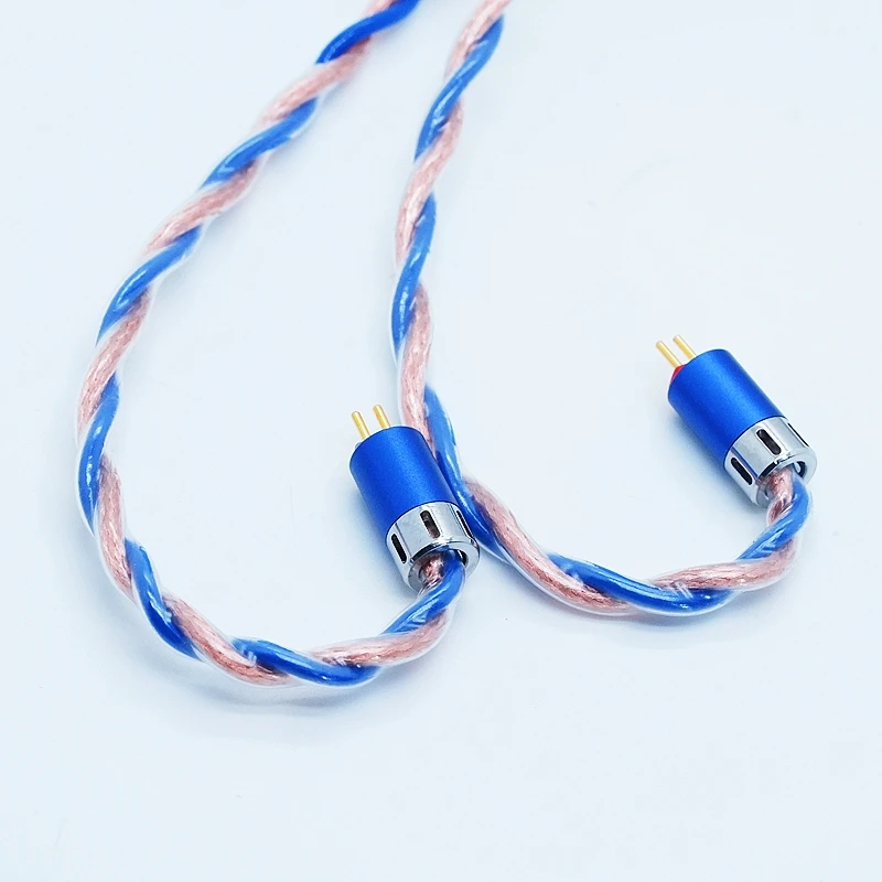 XINHS L05 Blue Star  4-Core Blue Copper Braided 7N Single Crystal Copper Headphone Upgrade Cable，For MMCX/0.78 2PIN/QDC/IE900 view 6