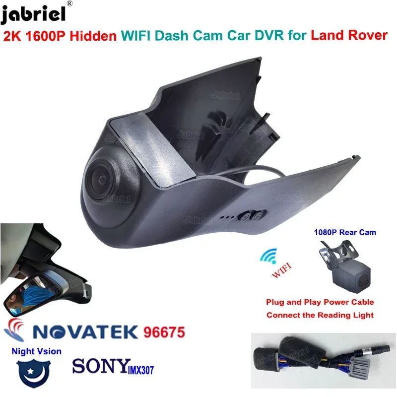 

Plug and Play 2K 1440P Wifi Car Dvr Video Recorder For Land Rover Range Rover Sport Evoque 2014 2015 2016 2017 Dash Cam Camera
