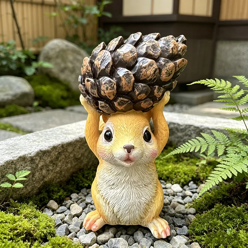 Cartoon Squirrel Animal Ornaments Outdoor Landscape Garden Courtyard Park Decorative Sculpture
